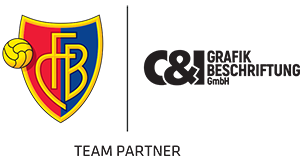 FCB Team Partner: C&I Grafik Beschriftung ist Team Partner des FC Basel
